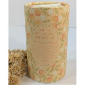 BIG 11oz RARE😍Vtg Scarborough & Company Fairhaven Peach Vacuum Powder Refresher